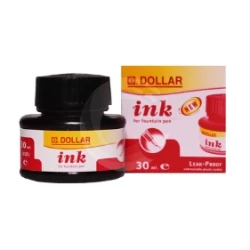 Dollar Ink For Fountain Pen Red 30ml