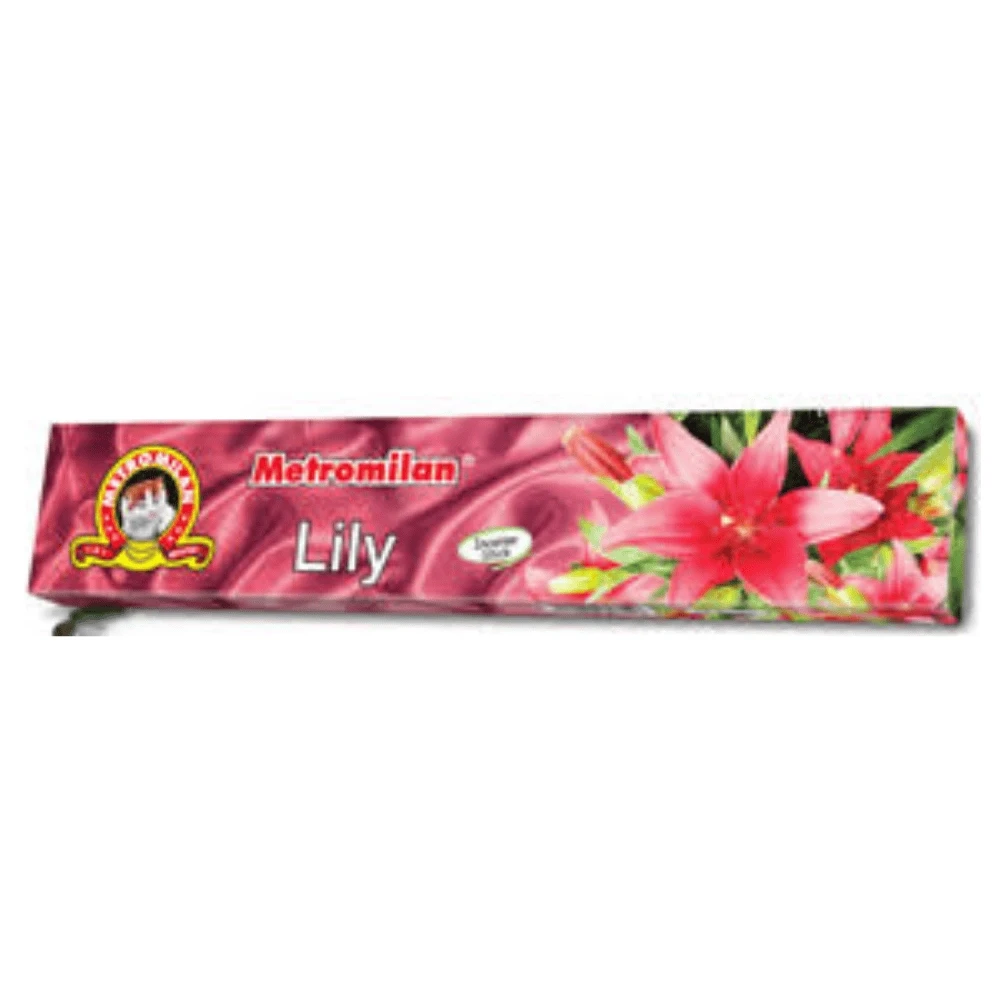 Metro Milan Agarbatti Lilly, Scent of Love 18 Sticks