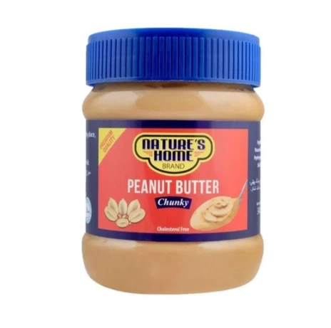 Natures Home Peanut Butter Chunky 340gm