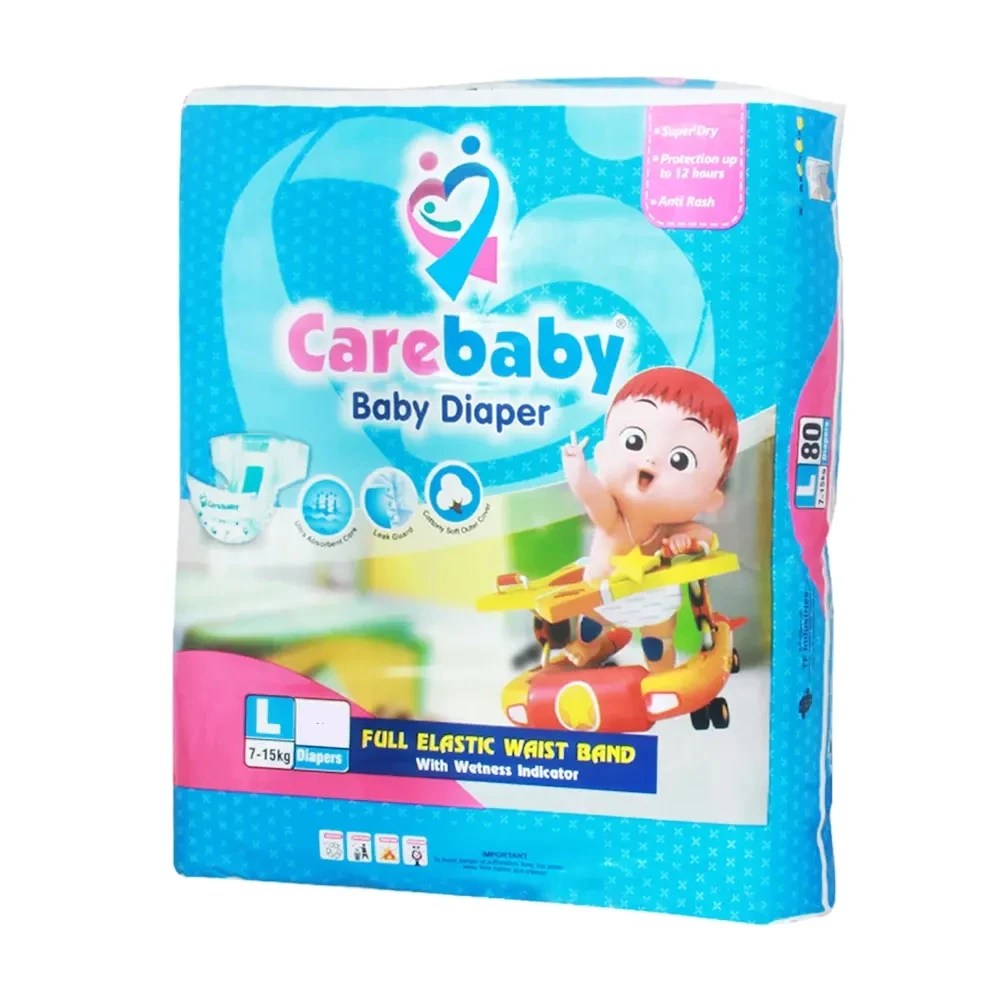 Carebaby Baby Diapers Large 7-15 Kg 64 Pcs