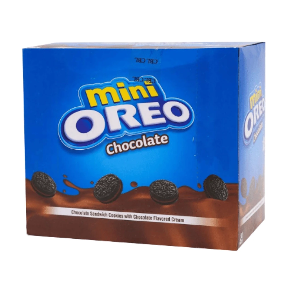 LU Mini Oreo Chocolate Biscuits 24 Packs Box