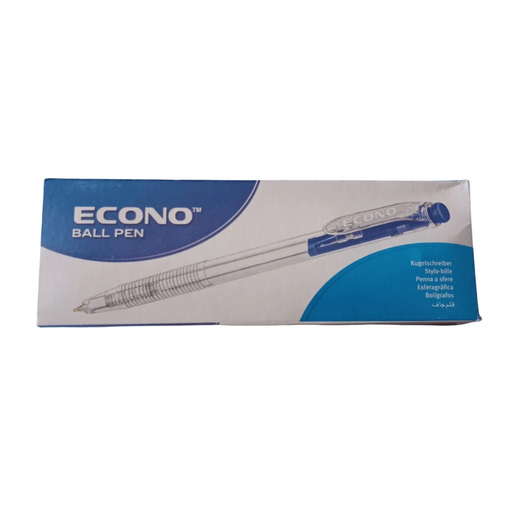 Econo Blue Ball Pen  10 Pcs Pack Art No. BPEF