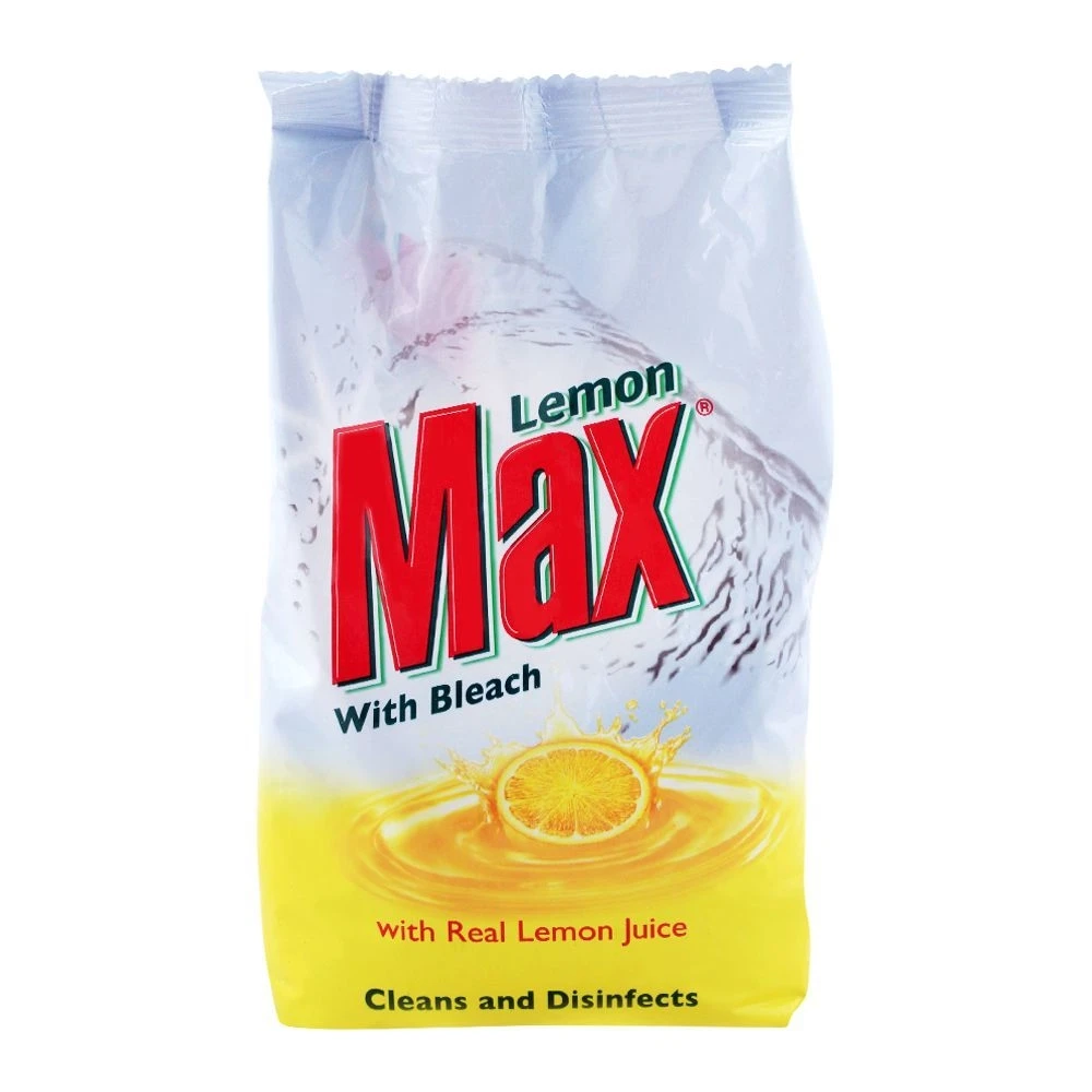 Lemon Max With Bleach Cleans and Disinfects Powder 790gm