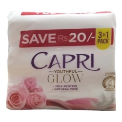 Capri Youthful Glow Soap 3 in 1 Pack 120gm