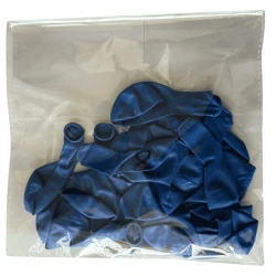 Metallic Blue Color Ballons 24Pcs