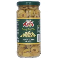 Italia Sliced Green Olives 230/115g
