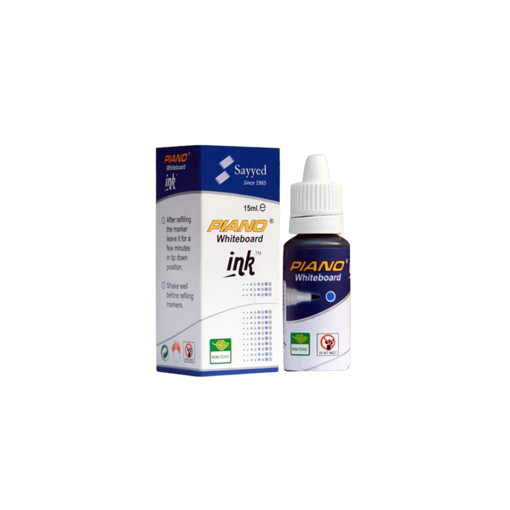 Piano Whiteboard Marker Ink Black 15ml