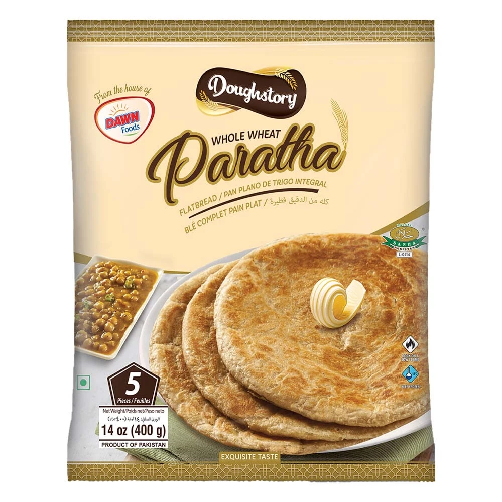 Dawn Doughstory Whole Wheat Paratha 5-Pcs 400gm