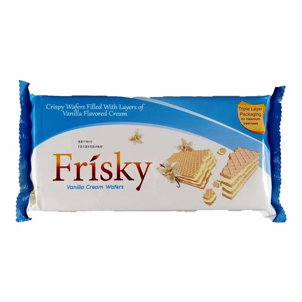 Inovative Frisky Vanilla Cream Wafers 75gm