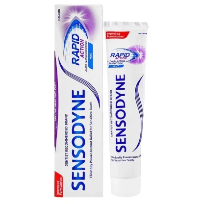 Sensodyne Rapid Action & Long Lasting Protection Mint Toothpaste 70gm