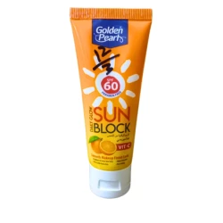 Golden Pearl SPF 60 Sun Block Paraben Free Smooth Make Up Finish 40ml