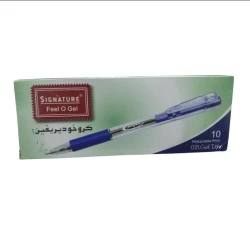 Signature Feel O Gel Red Color 10 Pens Box