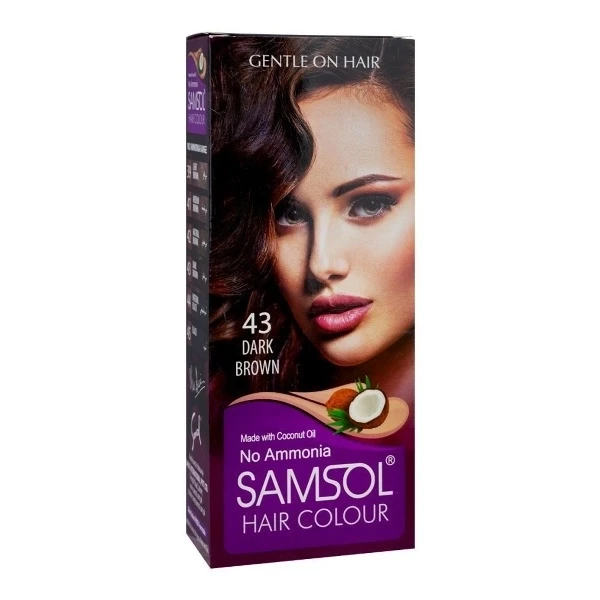 Samsol No Ammonia Hair Colour 43 Dark Brown