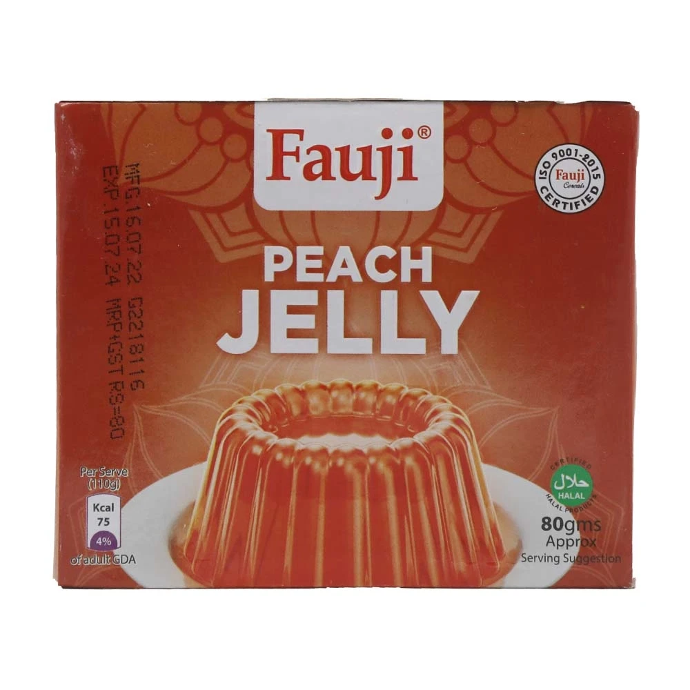 Fauji Peach Jelly 80gm