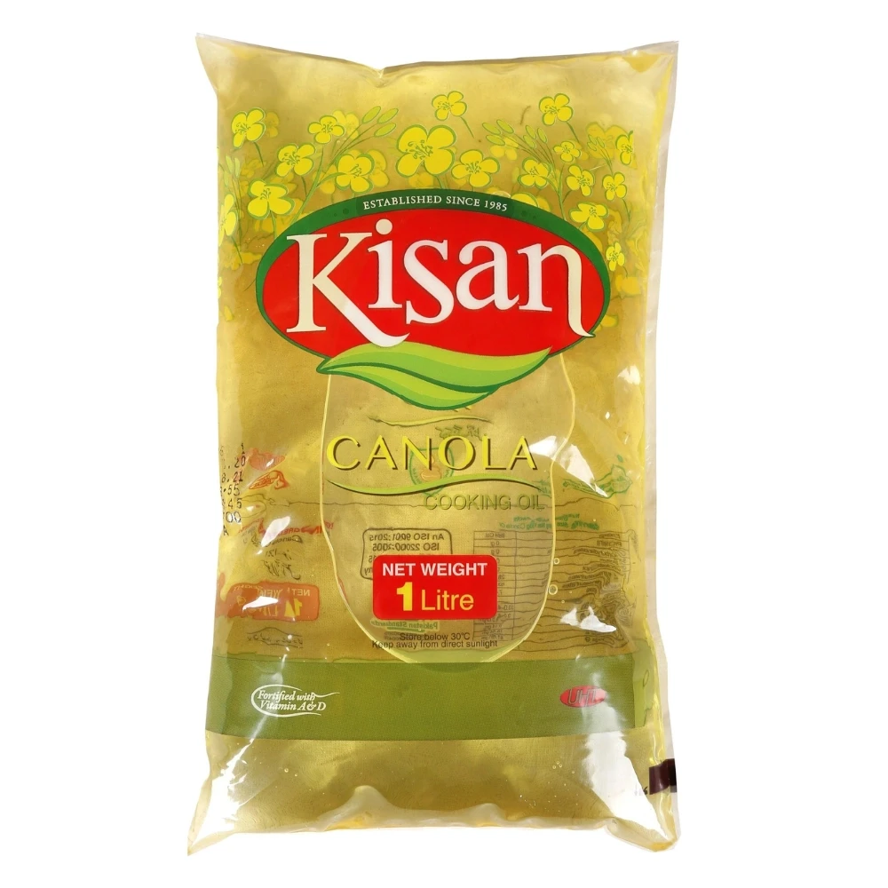 Kisan Canola Cooking Oil 1Ltr