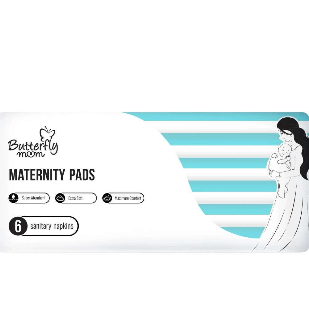 Butterfly Maternity Pads 6 Sanitary Napkins
