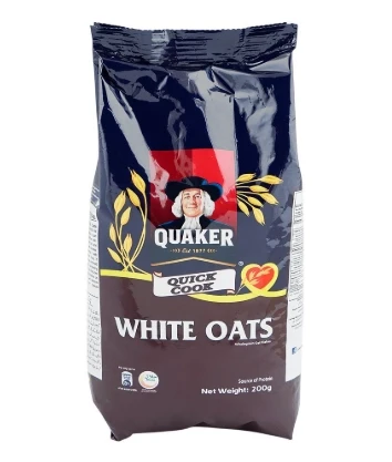 Quaker Quick Cook White Oats Pouch 200g
