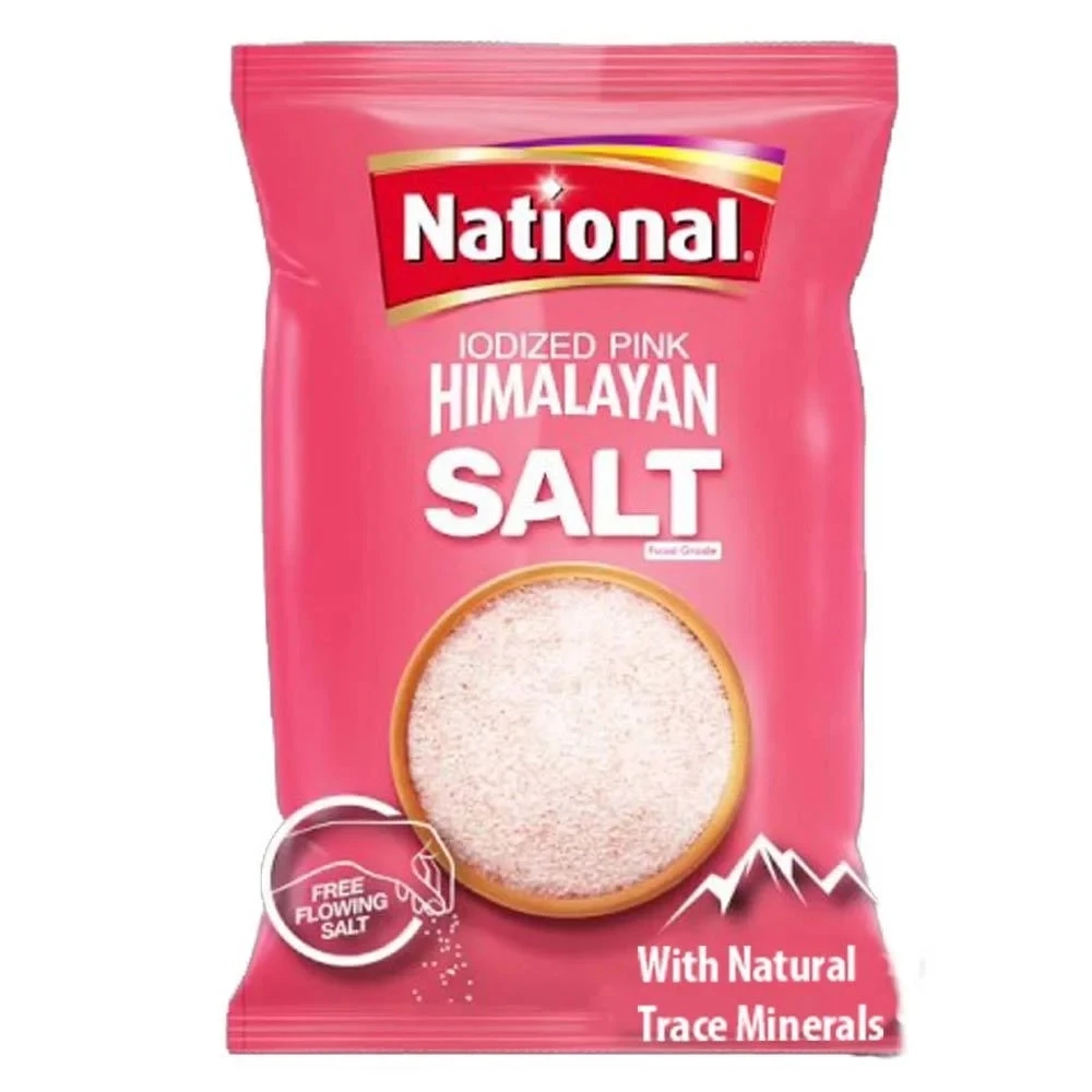 National Iodized Pink Himalayan Salt 800gm