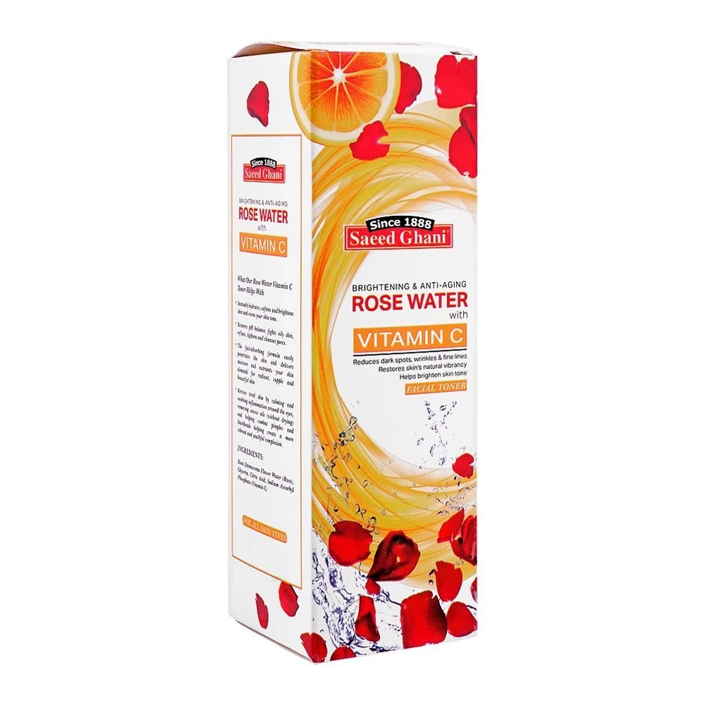 Saeed Ghani Rose Water with Vitamin C Facial Toner 120ml