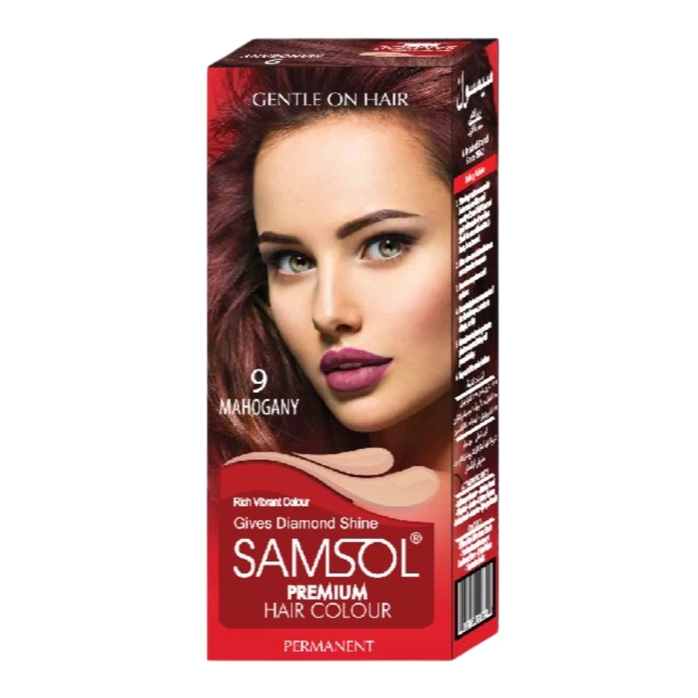Samsol Premium Hair Colour 9 Mahogany 50ml