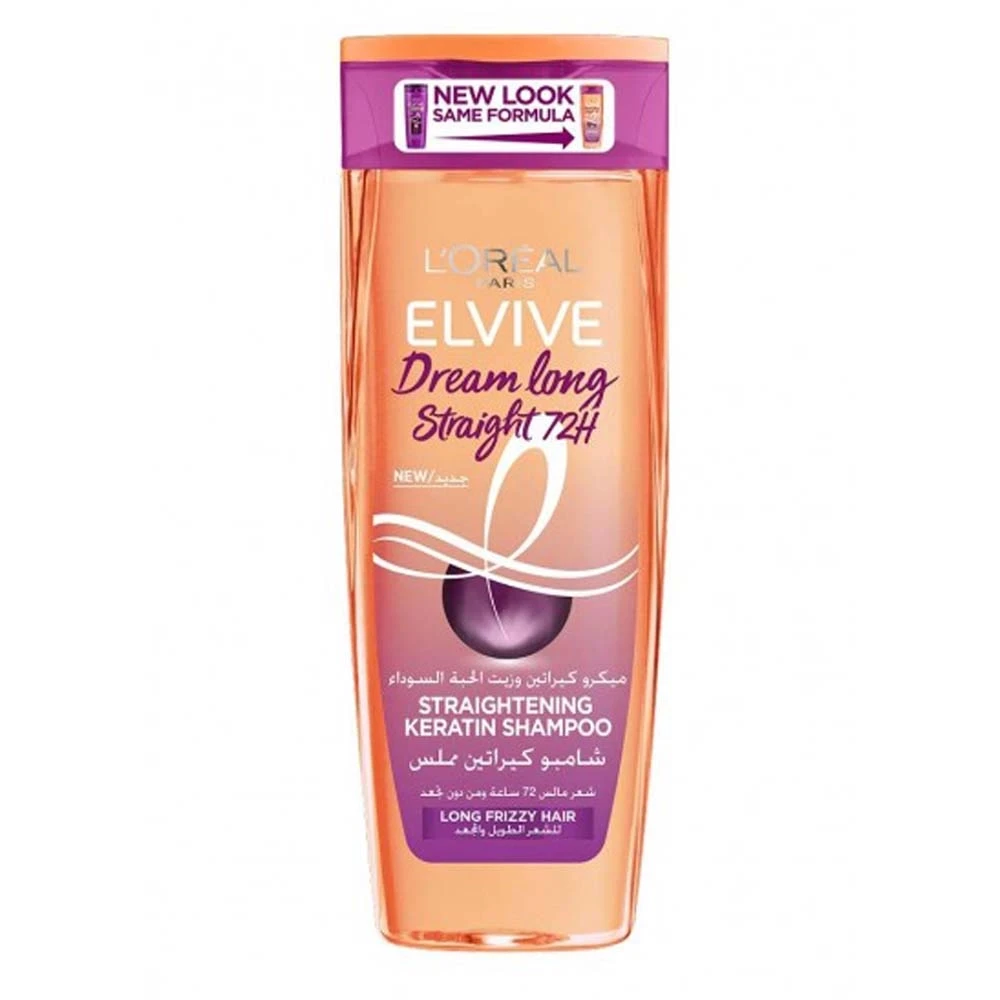 Loreal Paris Elvive Dream Long Straight 72H Straightening Keratin Shampoo 360ml