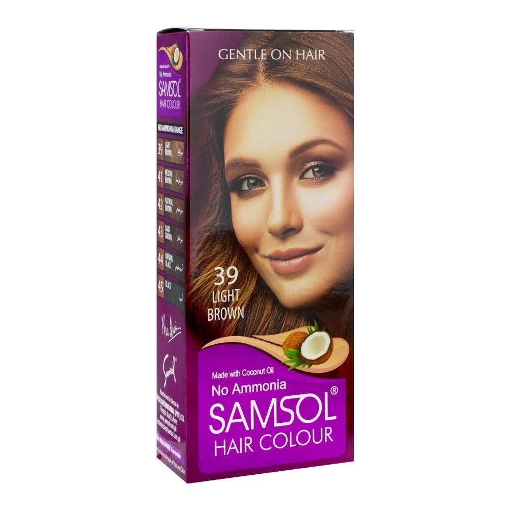 Samsol No Ammonia Hair Colour 39 Light Brown