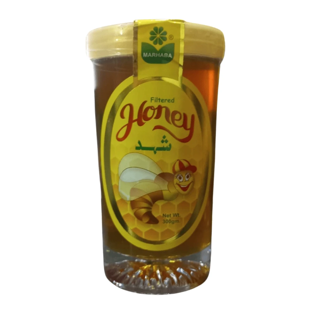 Marhaba Filtered Honey Glass 300gm
