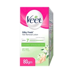 Veet Silky Fresh Hair Removal Lotion For Dry Skin 80g
