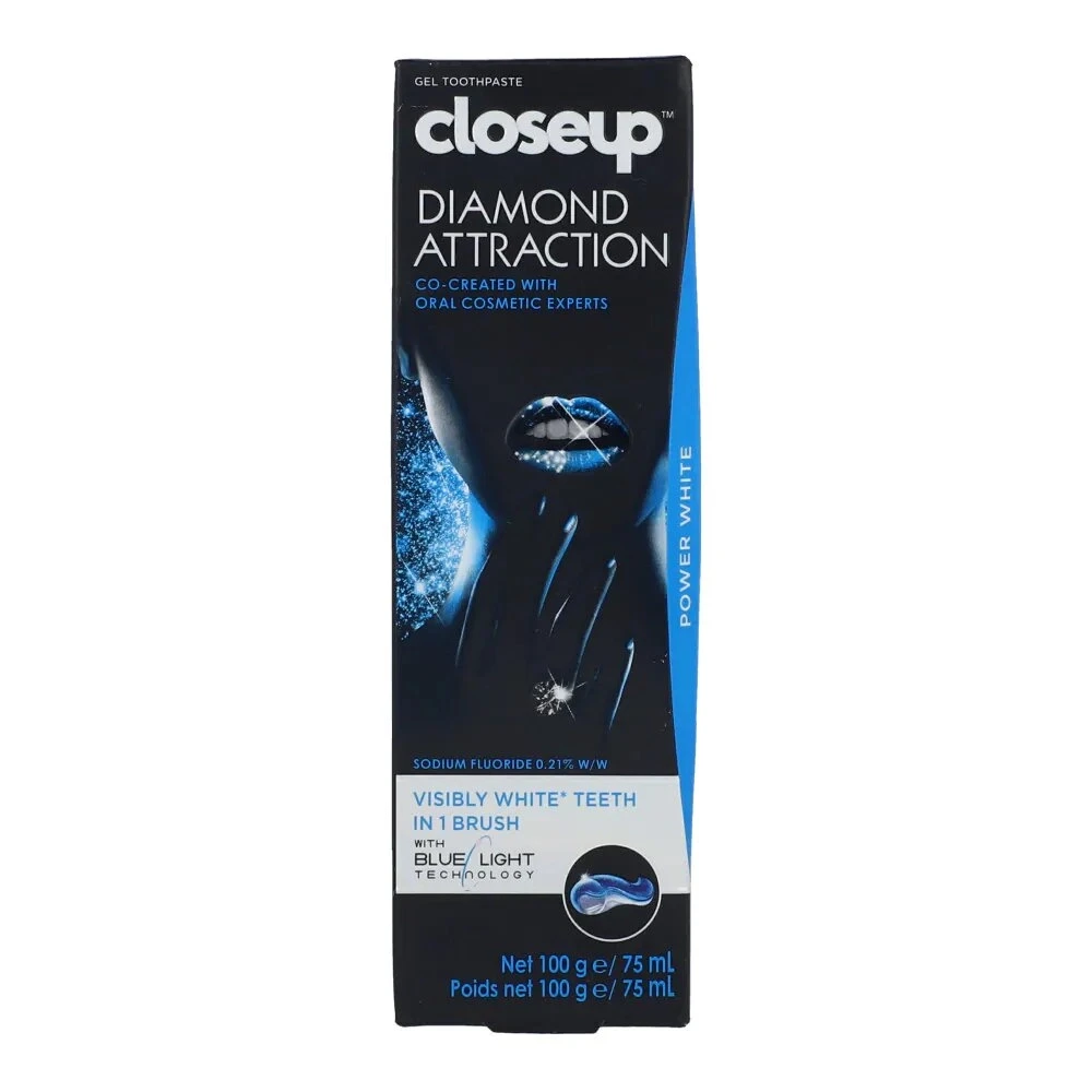 Closeup Diamond Attraction Power White Toothpaste Imported 100gm