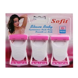 Safit Body Shave Razor 6-Pcs